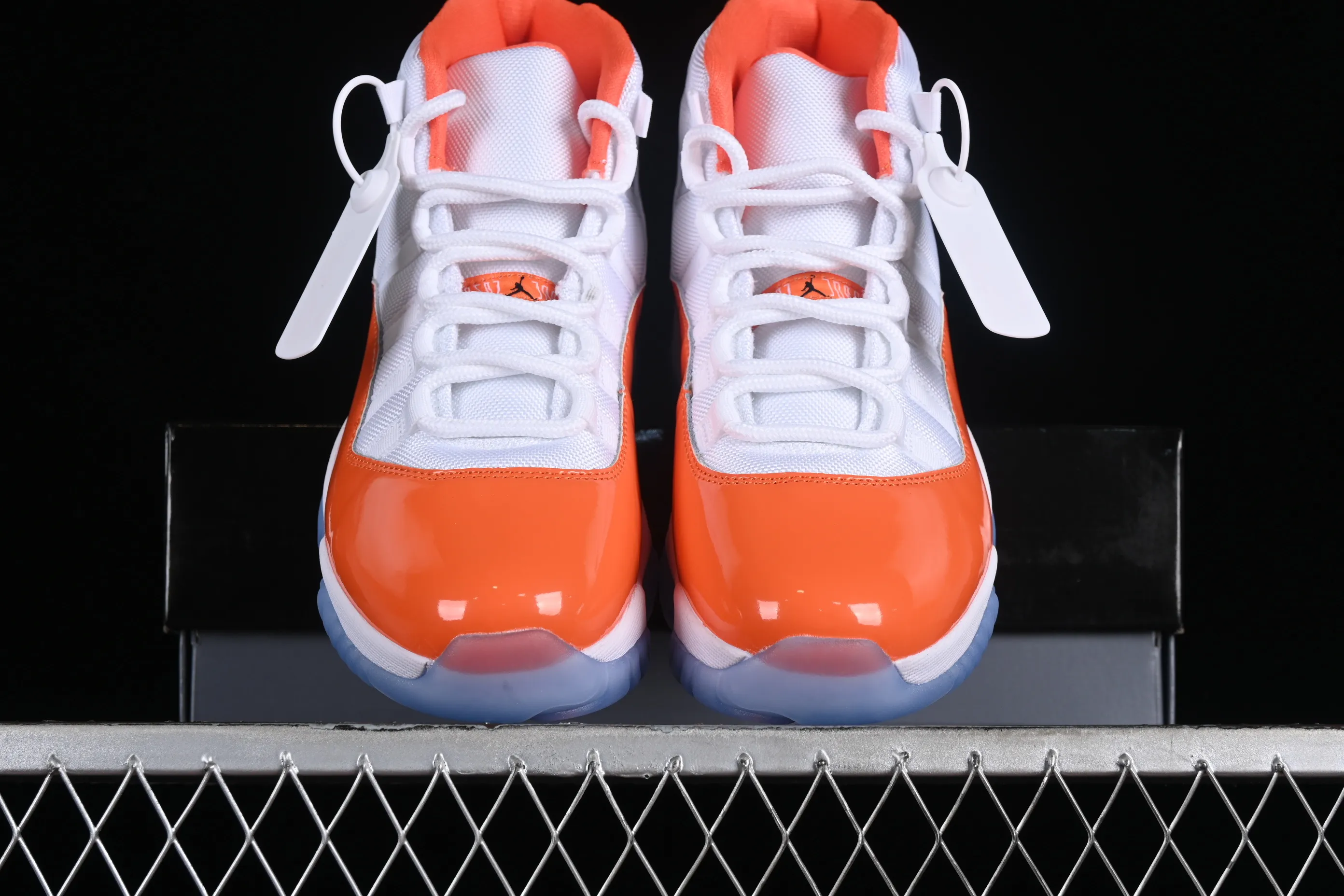 All categories Air Jordan Jordan series basketball shoes Air Jordan 11 Air Jordan 11 Retro "White orange" AJ11 Joe 11 white orange 378037-002